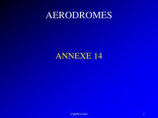 AERODROMES