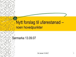 Nytt forslag til uførestønad – noen hovedpunkter