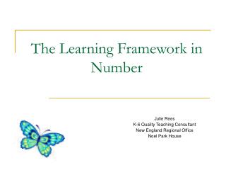 The Learning Framework in Number