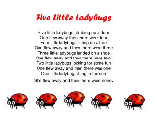 Five Little Ladybugs