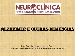 ALZHEIMER E OUTRAS DEMÊNCIAS