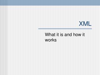 XML