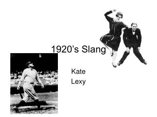 1920’s Slang