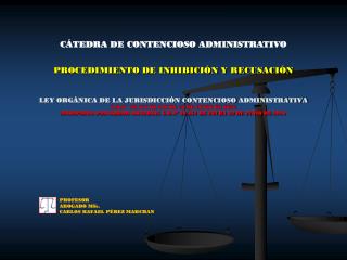 CÁTEDRA DE CONTENCIOSO ADMINISTRATIVO