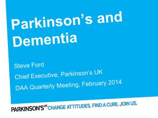 Parkinson’s and Dementia