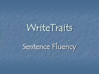 WriteTraits