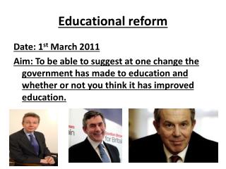Educational reform