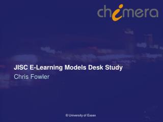 JISC E-Learning Models Desk Study