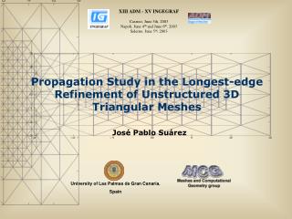 Propagation Study in the Longest-edge Refinement of Unstructured 3D Triangular Meshes