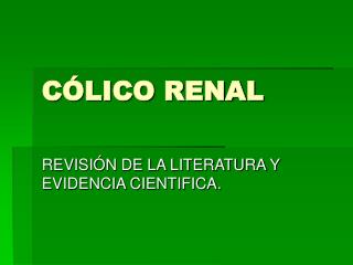 CÓLICO RENAL