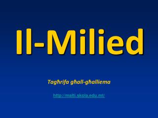 Il-Milied