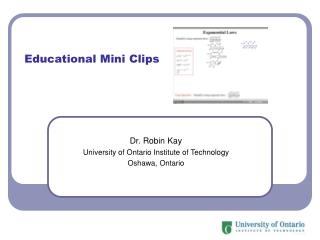 Educational Mini Clips