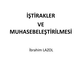 İbrahim LAZOL