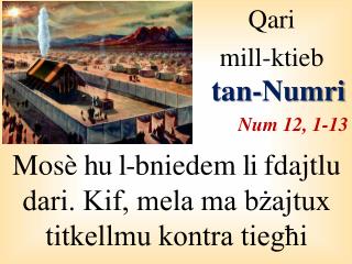 Qari mill-ktieb tan- Numri Num 12, 1-13