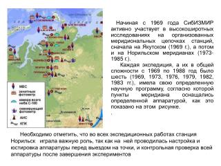 в которых сейчас установлены и функционируют следующие приборы: