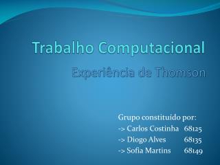 Trabalho Computacional