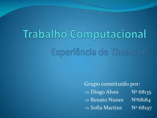 Trabalho Computacional