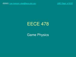 EECE 478