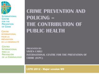 LEPH 2012 - Major session M9