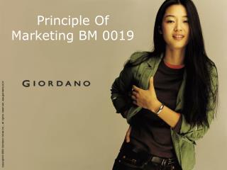 Principle Of Marketing BM 0019