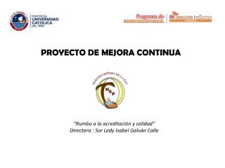 PROYECTO DE MEJORA CONTINUA