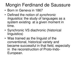 Mongin Ferdinand de Saussure