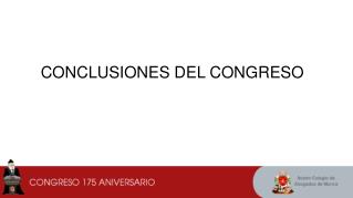 CONCLUSIONES DEL CONGRESO