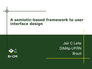 A semiotic-based framework to user interface design