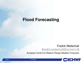 Flood Forecasting