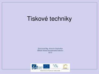 Tiskové techniky