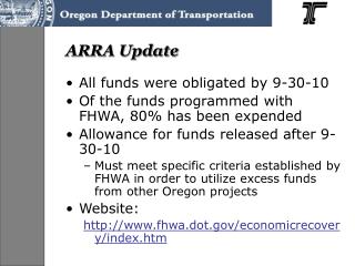 ARRA Update