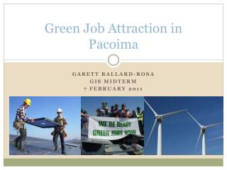 Green Job Attraction in Pacoima