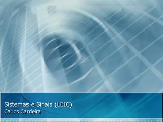 Sistemas e Sinais (LEIC)