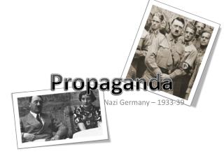 Nazi Germany – 1933-39