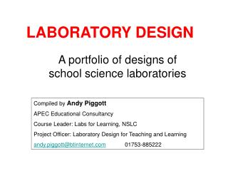 LABORATORY DESIGN