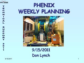 PHENIX WEEKLY PLANNING