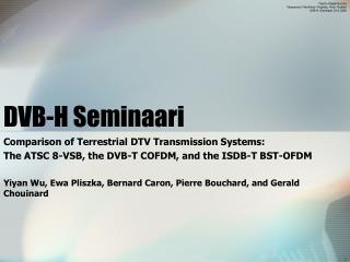 DVB-H Seminaari