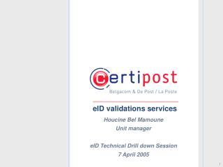 eID validations services