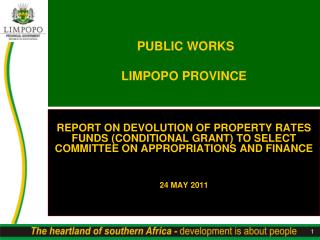 PUBLIC WORKS LIMPOPO PROVINCE