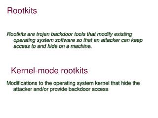 Rootkits