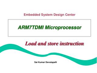 ARM7TDMI Microprocessor