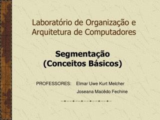 Laboratório de Organização e Arquitetura de Computadores