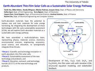 Earth-Abundant Thin-Film Solar Cells as a Sustainable Solar Energy Pathway