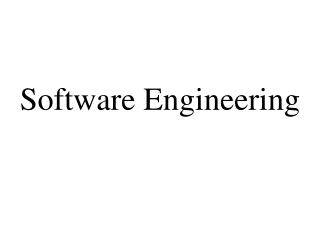 Software Engineering