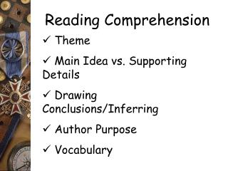 Reading Comprehension