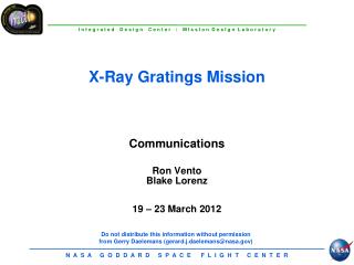 X-Ray Gratings Mission