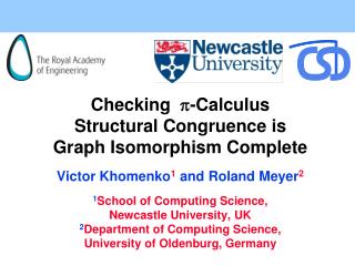 Checking - Calculus Structural Congruence is Graph Isomorphism Complete