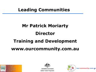 Leading Communities