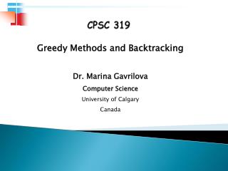 CPSC 319