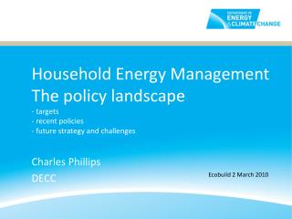 Charles Phillips DECC